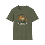 Whiskey Made Me Do It – Wisconsin Badger State T‑Shirt