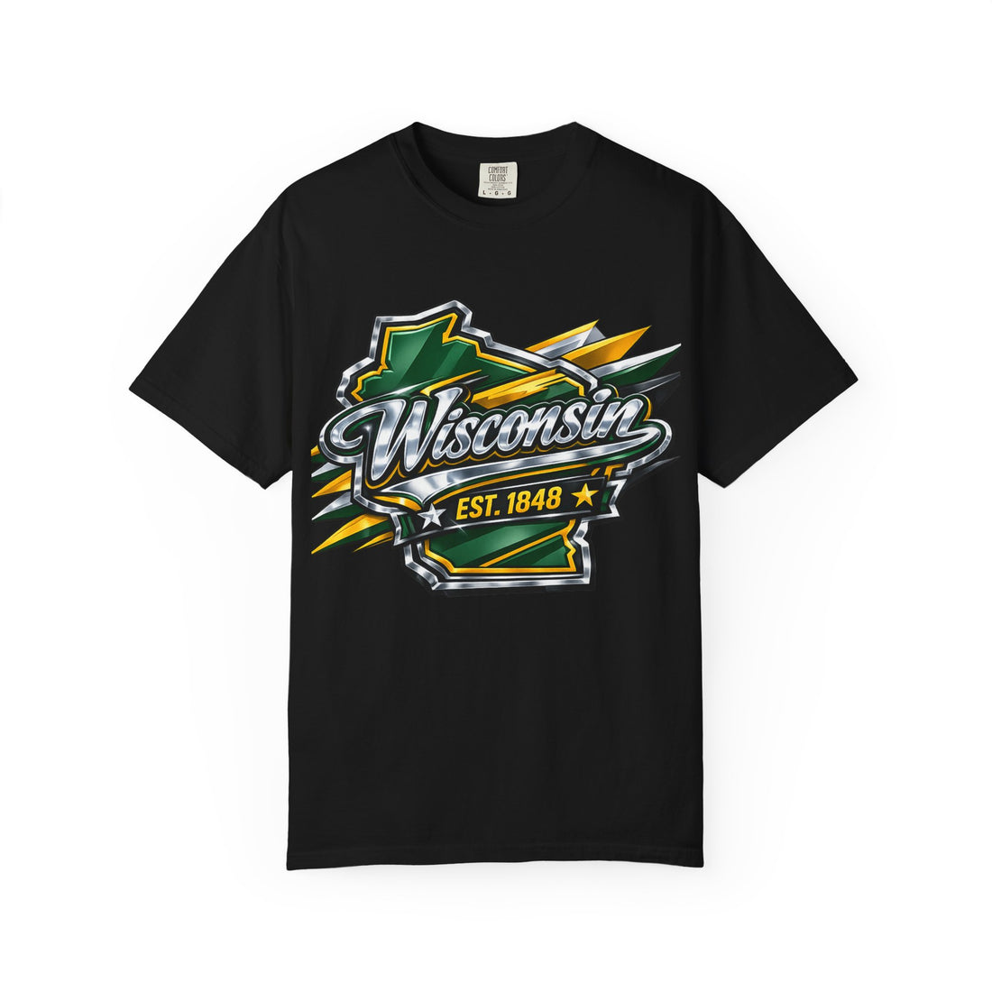 Wisconsin EST. 1848 Bold Shield T-Shirt
