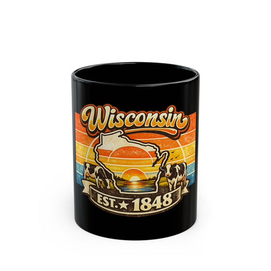 Wisconsin Dairy Cow Coffee Mug
