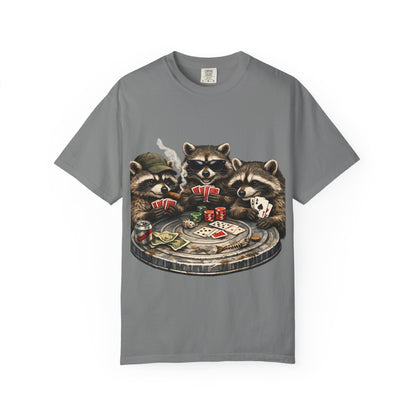Raccoons Playing Poker T-Shirt