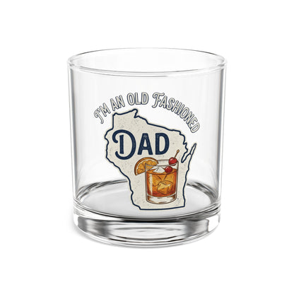 Old Fashioned Dad Rocks Glass
