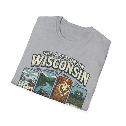 The 4 Seasons in Wisconsin T-Shirt