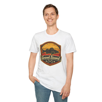 Gravel Lizard Walleye Fishing Shirt
