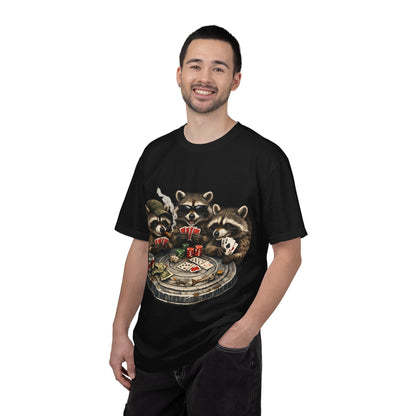 Raccoons Playing Poker T-Shirt