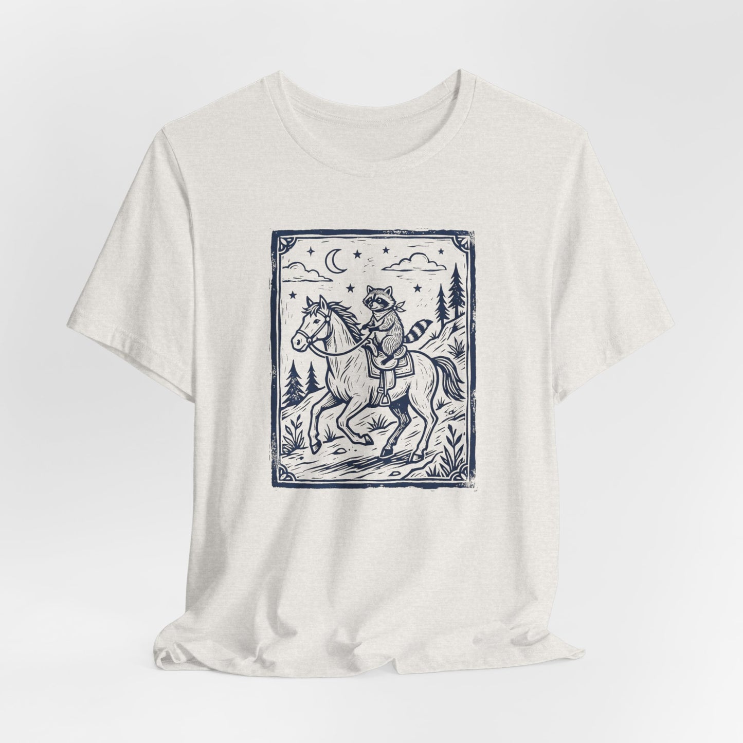Raccoon Riding Horse T-Shirt