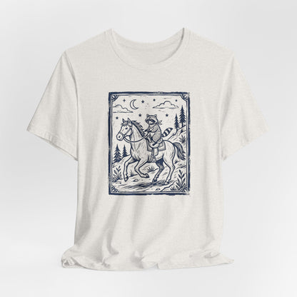 Raccoon Riding Horse T-Shirt