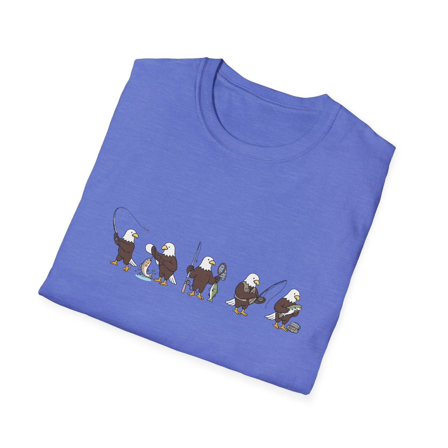 Bald Eagle Fishing Shirt
