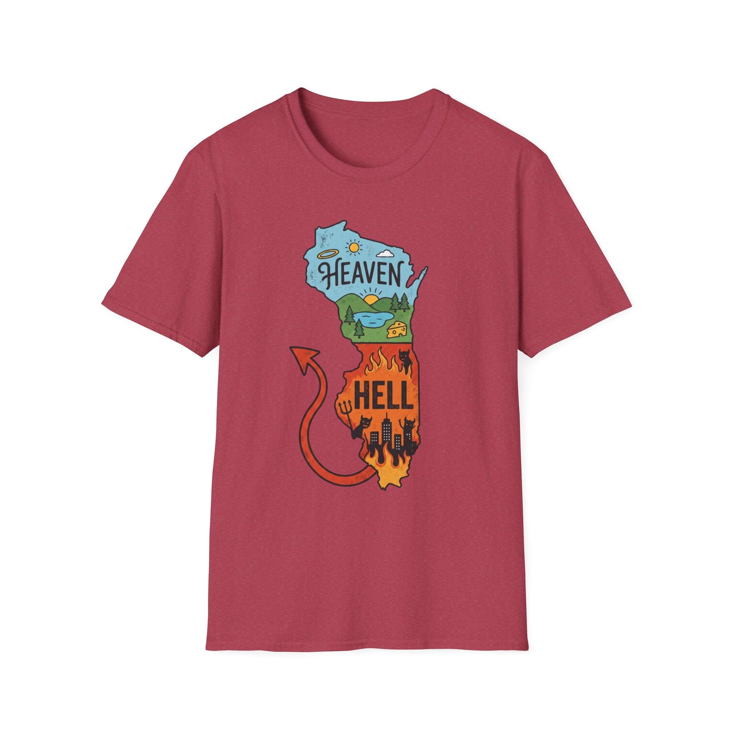 Wisconsin Heaven Illinois Hell Shirt