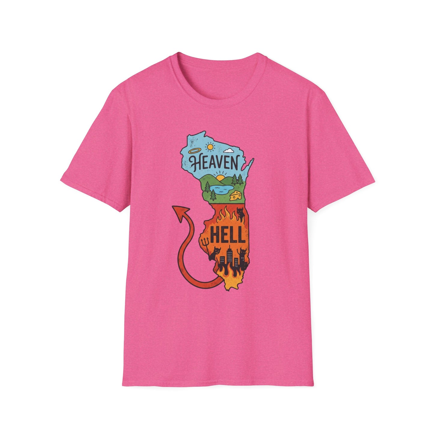 Wisconsin Heaven Illinois Hell Shirt