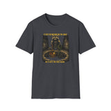It Puts the Mustard on the Brat – Raccoon Parody Shirt