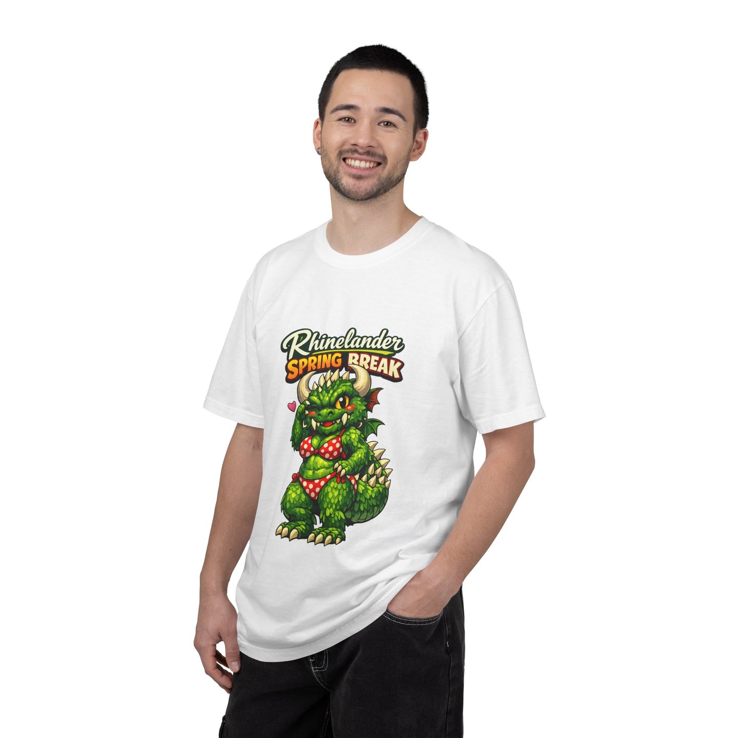 Rhinelander Spring Break Hodag Bikini Shirt – Funny Wisconsin Cryptid Tee