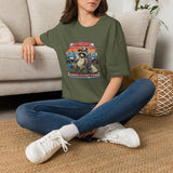 Happy Birthday ’Murica Raccoon T-Shirt – Funny Patriotic Fireworks Tee