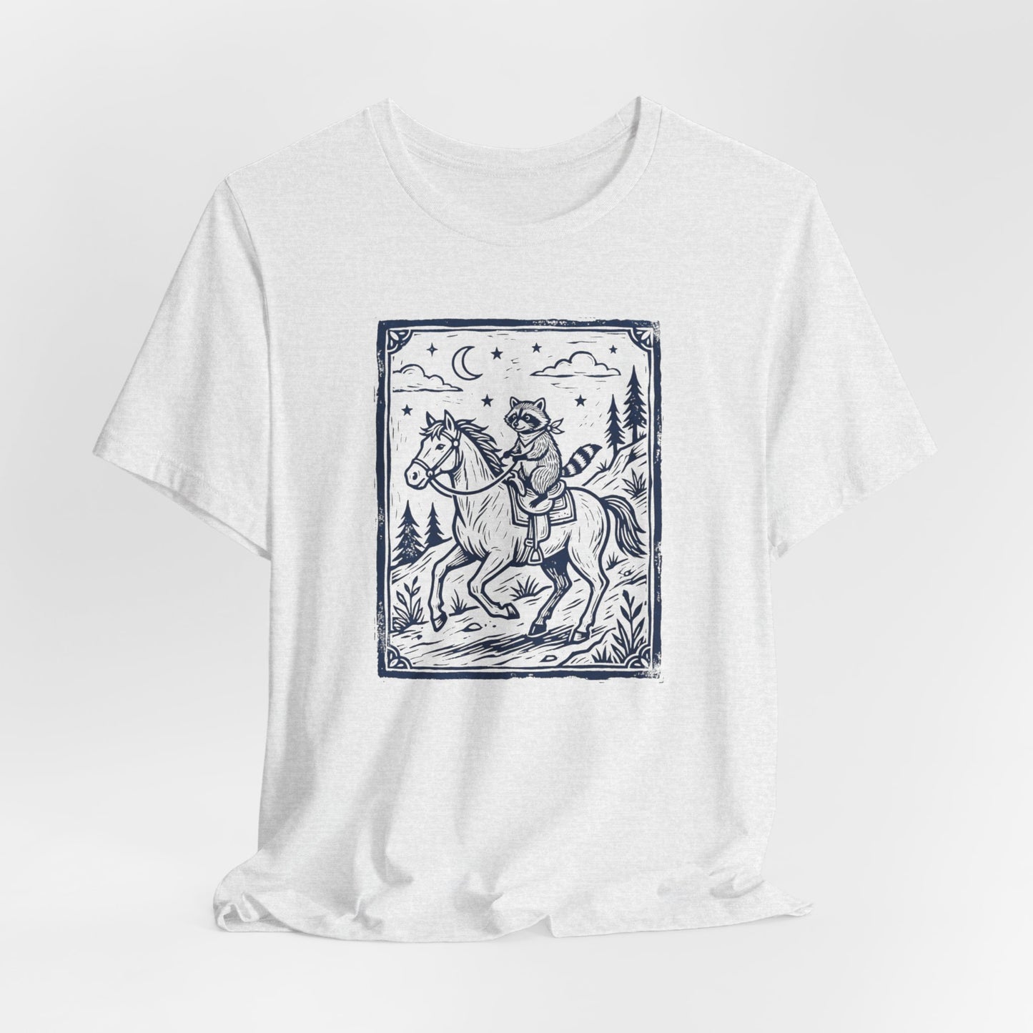 Raccoon Riding Horse T-Shirt