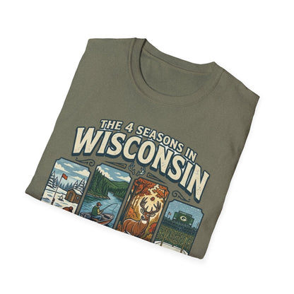 The 4 Seasons in Wisconsin T-Shirt