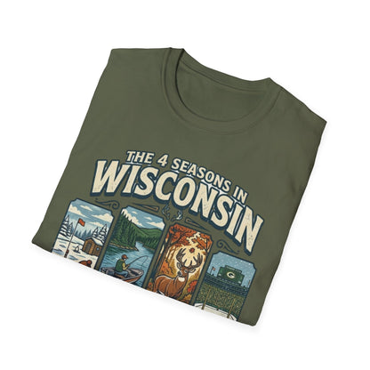 The 4 Seasons in Wisconsin T-Shirt