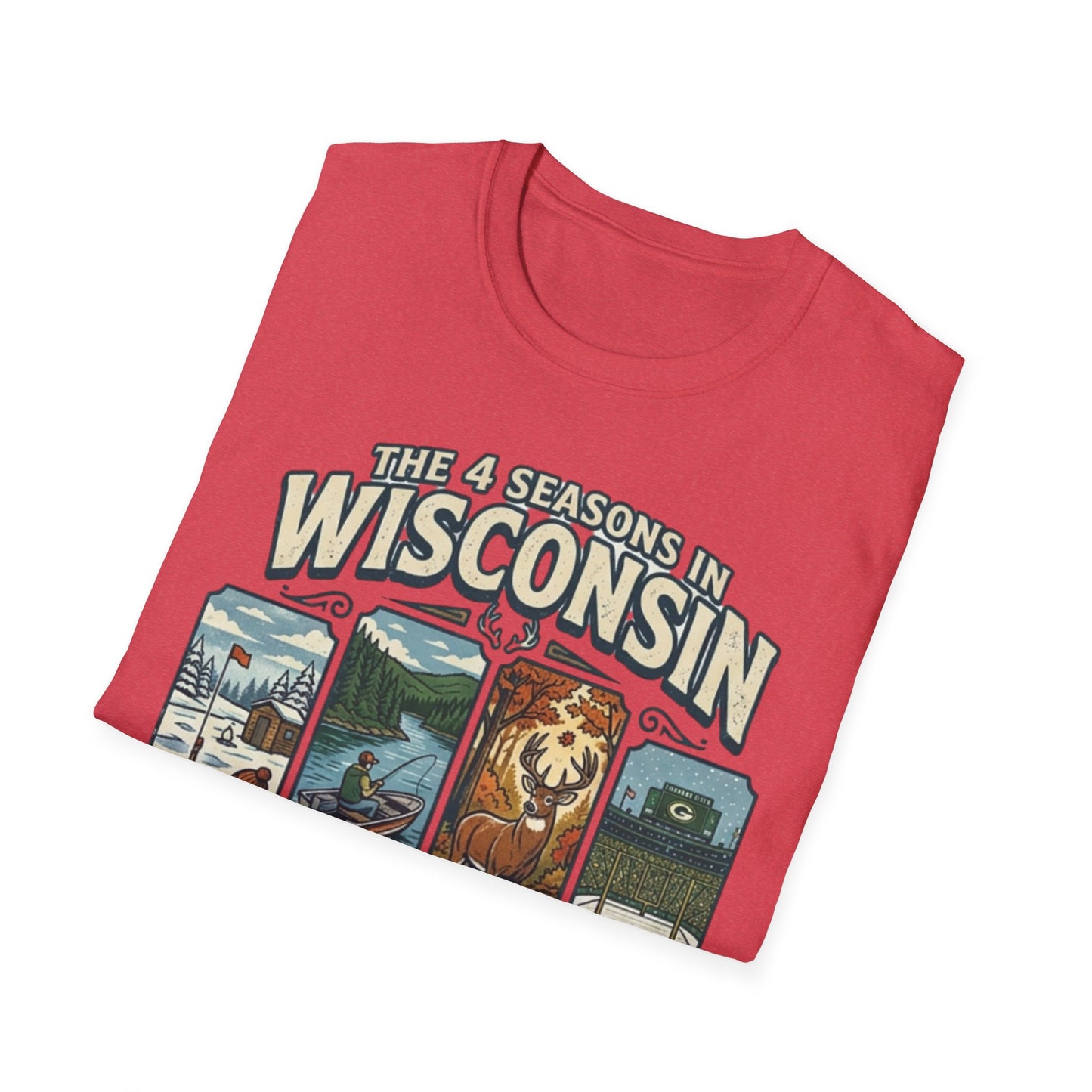 The 4 Seasons in Wisconsin T-Shirt