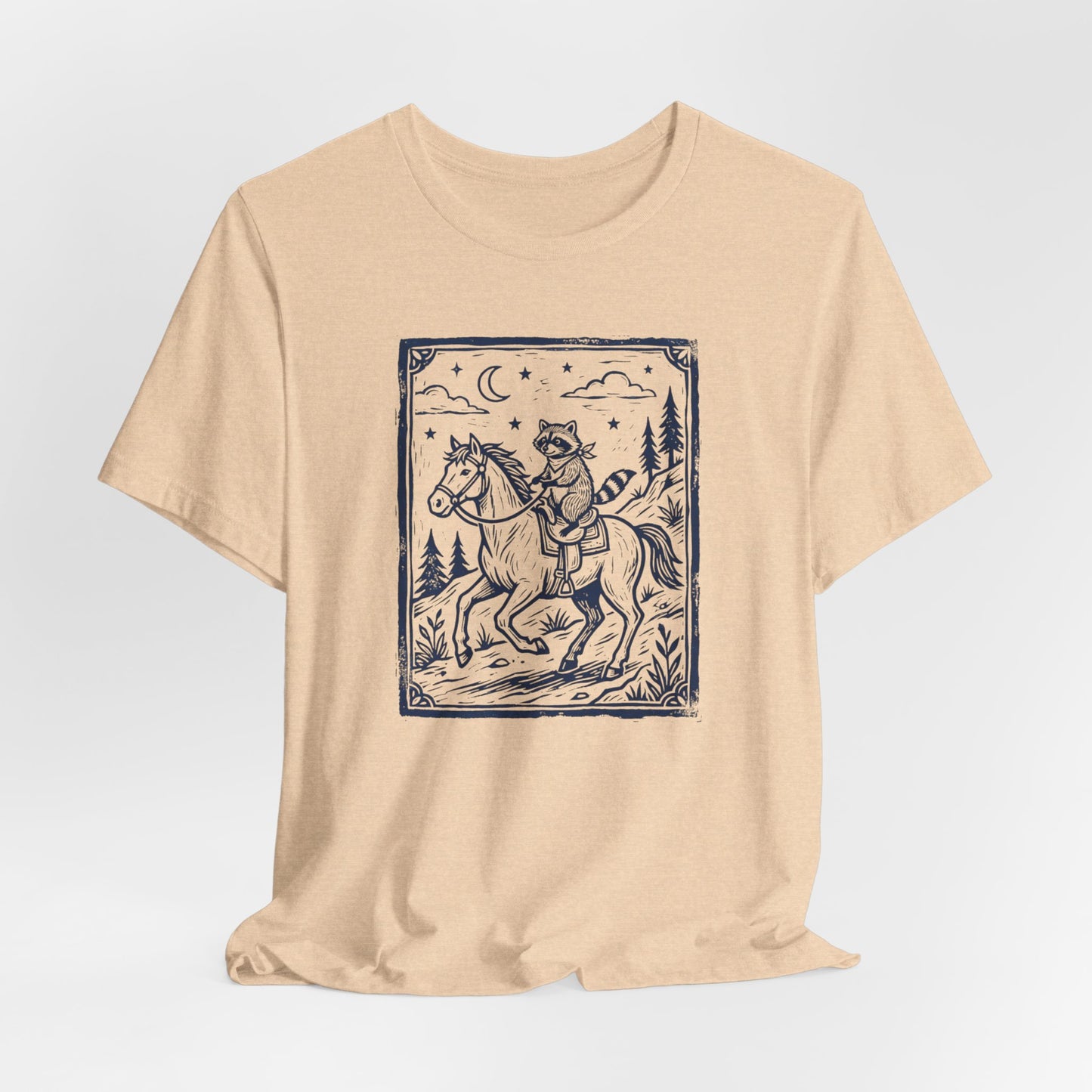 Raccoon Riding Horse T-Shirt