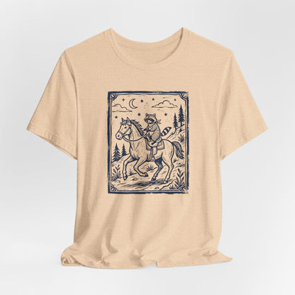 Raccoon Riding Horse T-Shirt