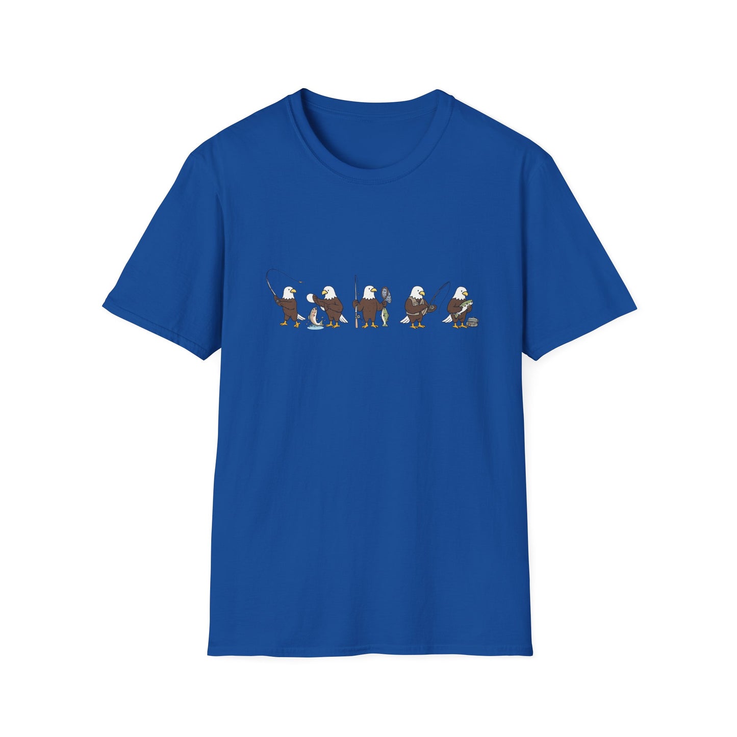 Bald Eagle Fishing Shirt