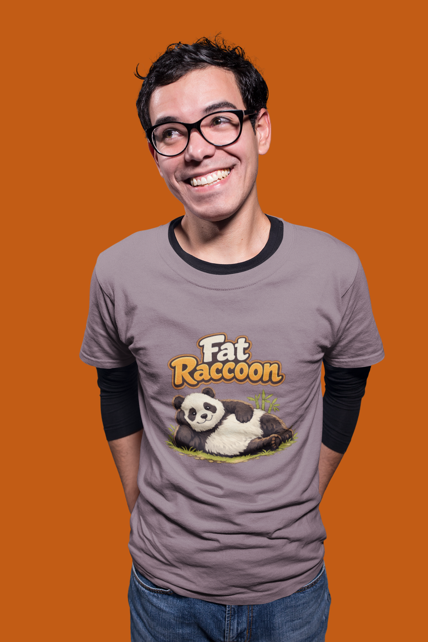 Fat Raccoon - Panda Shirt