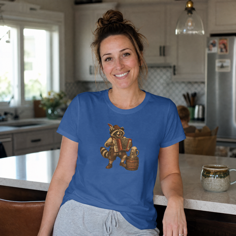 Oktoberfest Raccoon Accordion Beer Festival T-Shirt