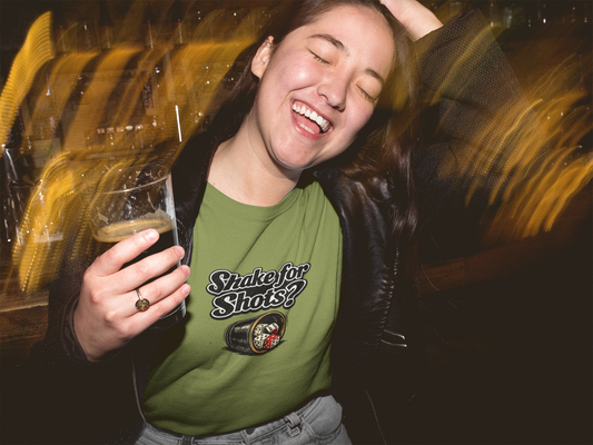 Shake for Shots? Dice Cup Party Shirt