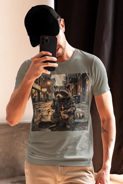 Smoking Raccoon Tee