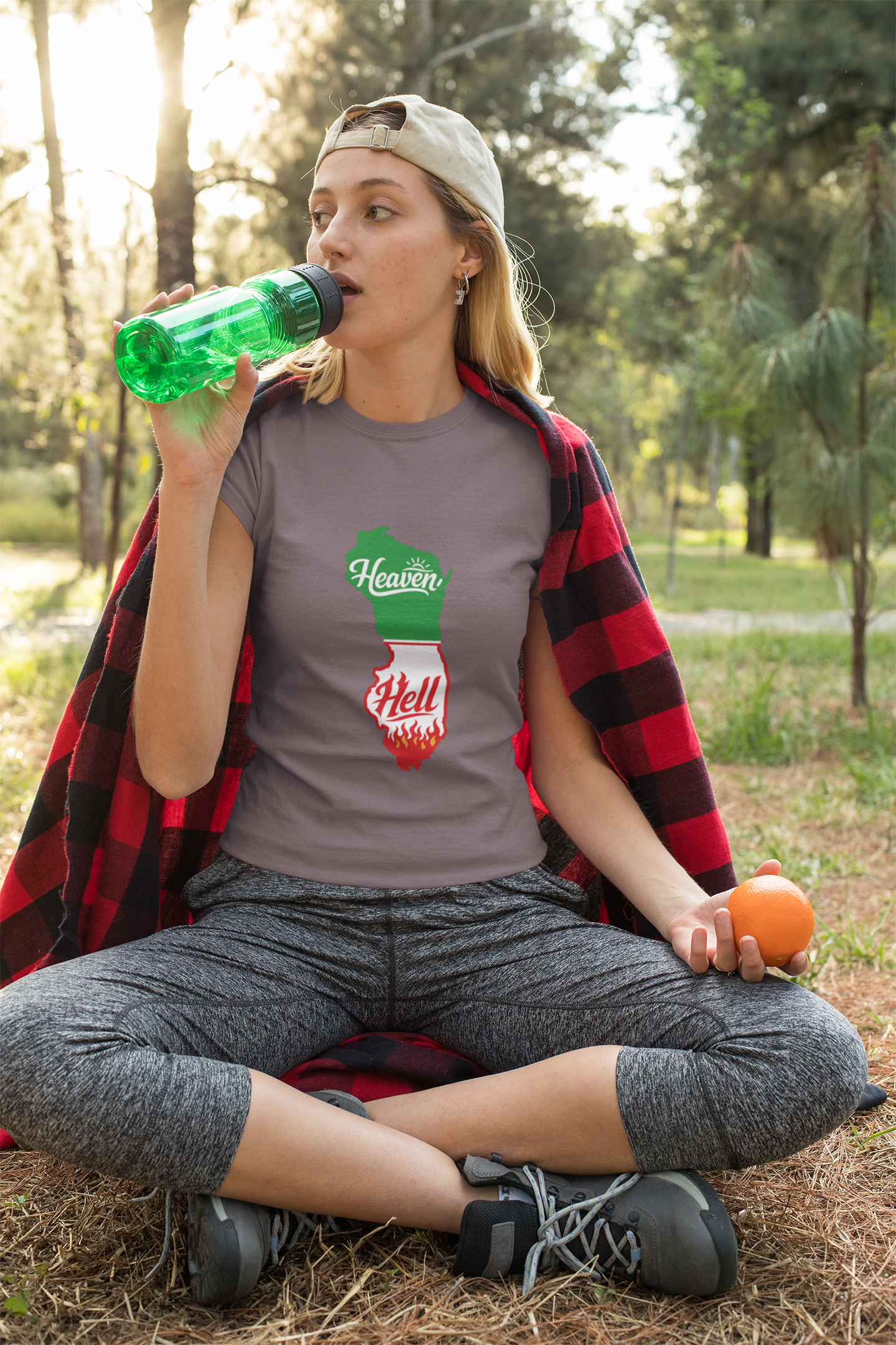 Wisconsin Heaven/Hell Graphic T-Shirt