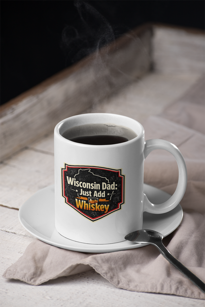 Wisconsin Dad – Just Add Whiskey Mug